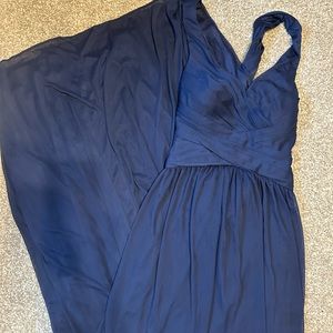 Navy Blue Bridesmaid Dress